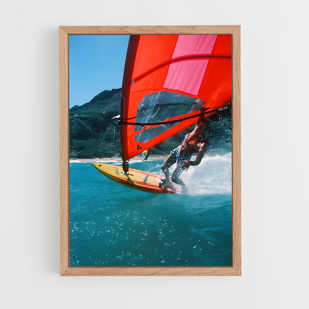 Poster Robby naish windsurf – affiche Planche à voile (vue 4)